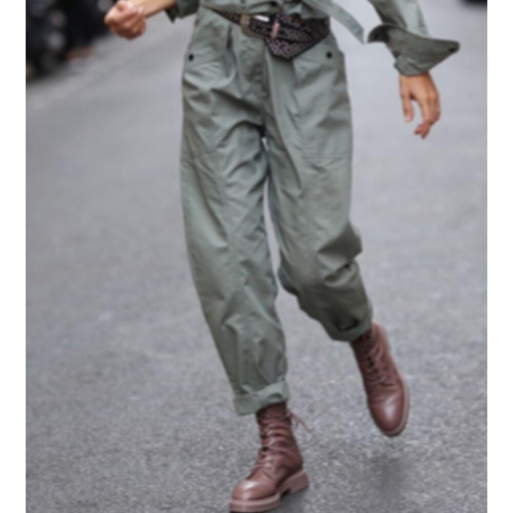 Stuart Weitzman Mckenzee Combat Bootie Size 8b, T… - image 2